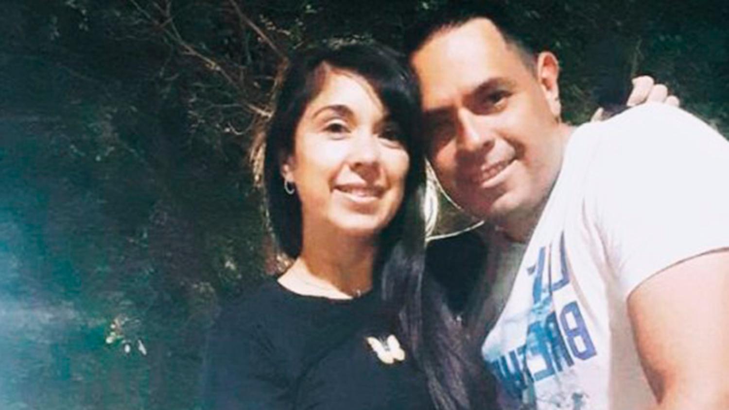 La víctima María José Fernández (36), junto a su marido y femicida Aldo Rafael Ibáñez Arce (38), quien se suicidó (Archivo).