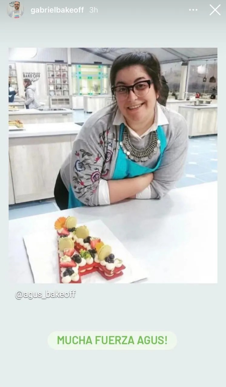 Ex participantes de '  <a href='https://www.cronica.com.ar/diarioshow/tags/Bake Off'>Bake Off</a>' apoyaron a Agustina Fontenla