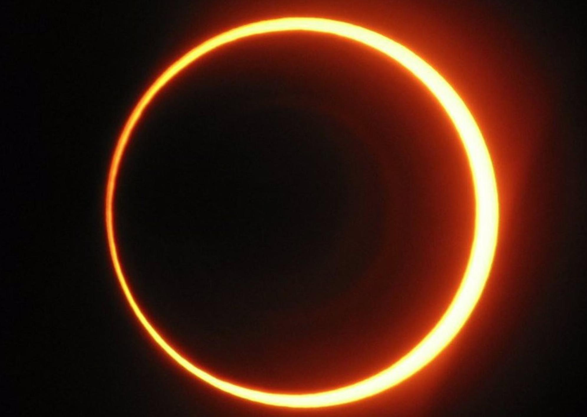 El eclipse del anillo de fuego ocurrirá el jueves 10 de junio. 