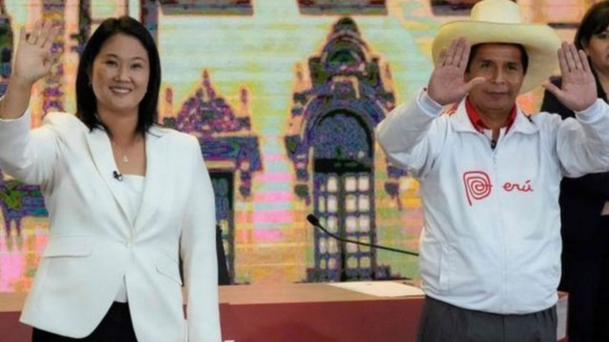 Keiko Fujimori y Pedro Castillo compitieron este domingo en el balotaje presidencial en Perú.