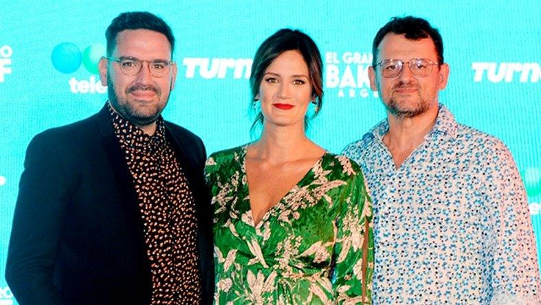 Damián Betular, Paula Chaves y Christophe Krywonis.