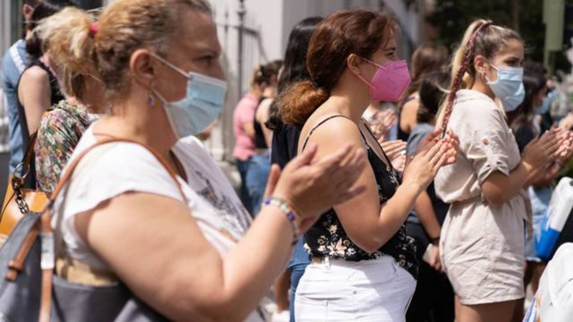 Marcha en la isla de Tenerife en reclamo de justicia.