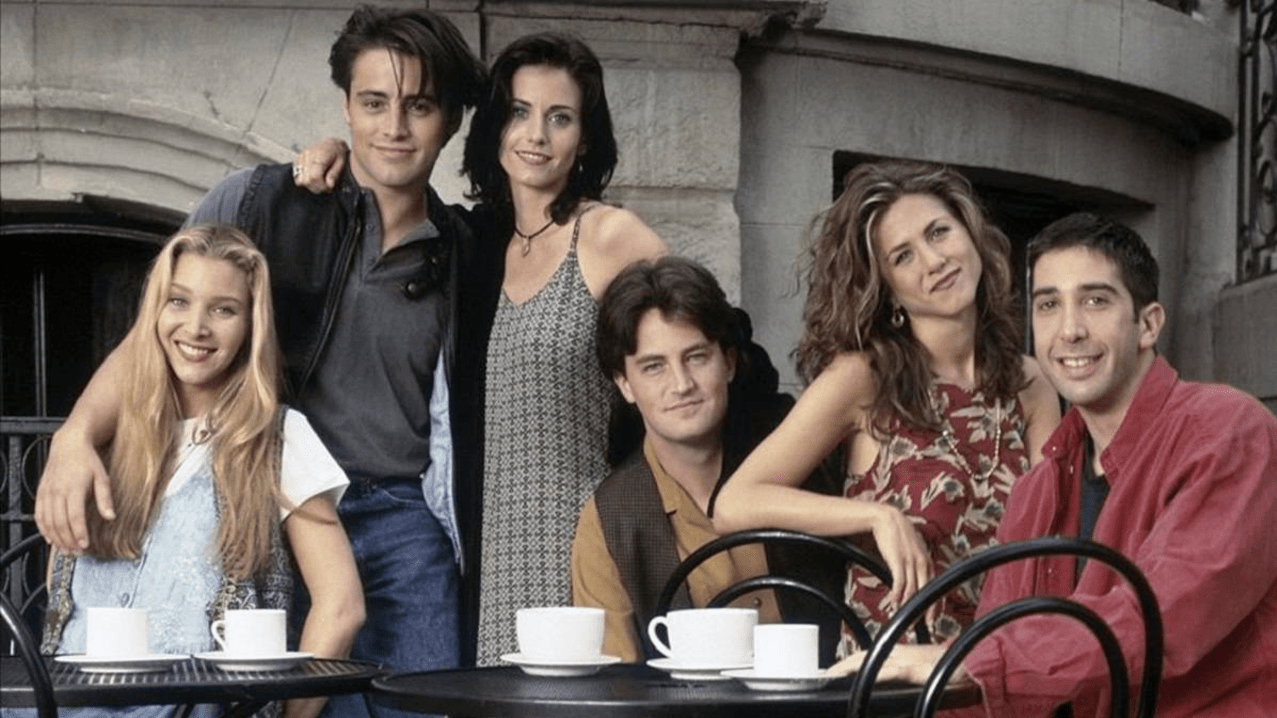 Los protagonistas de Friends.