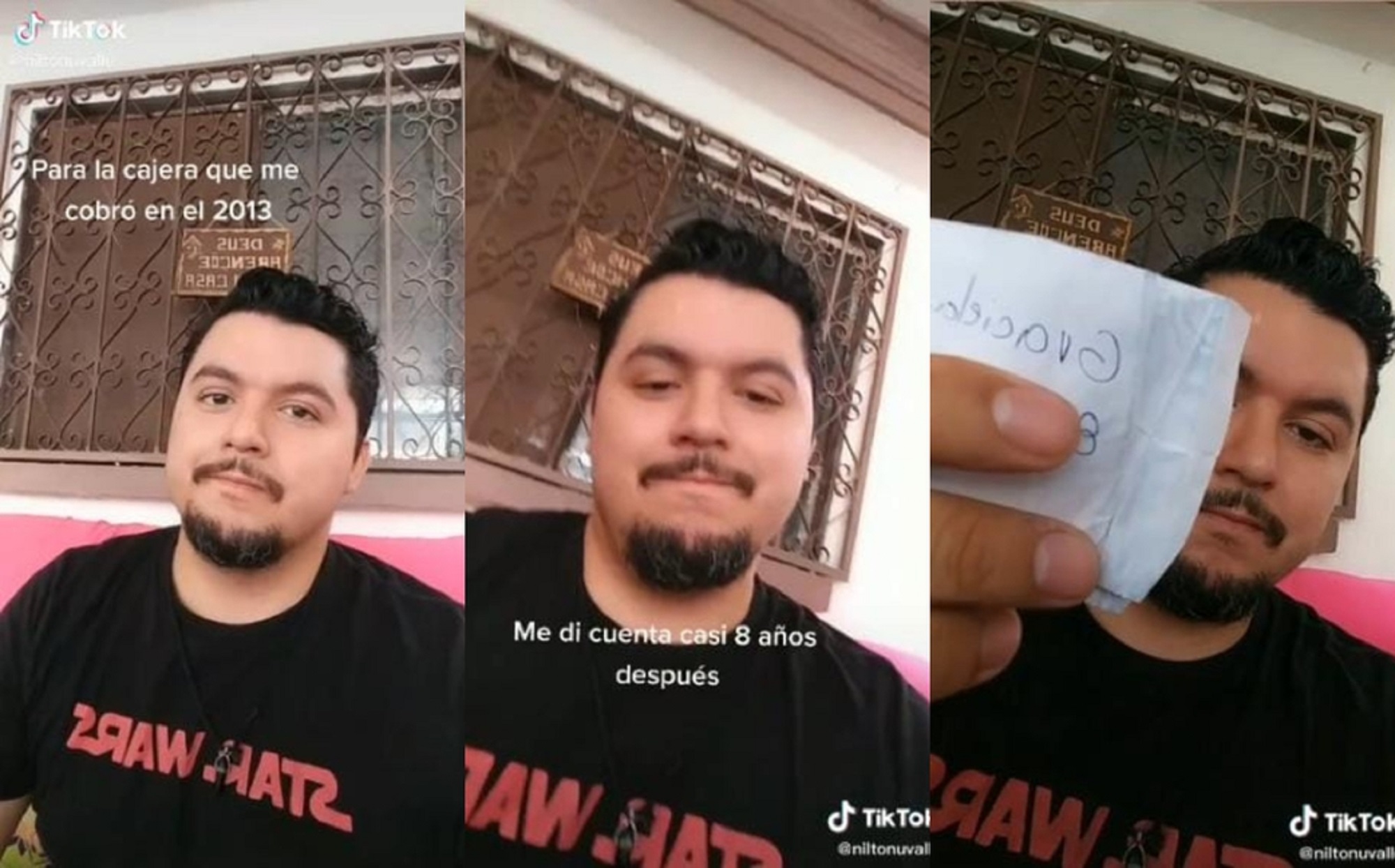 El usuario compartió la historia en Tik Tok y se hizo viral. 