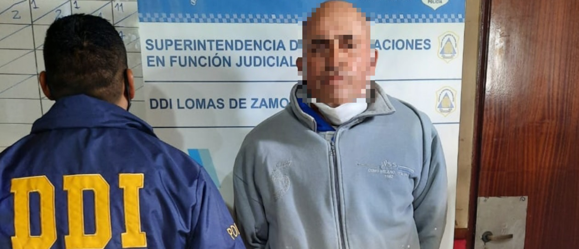 Este es el individuo, de 55 años, que fue capturado por los investigadores policiales.