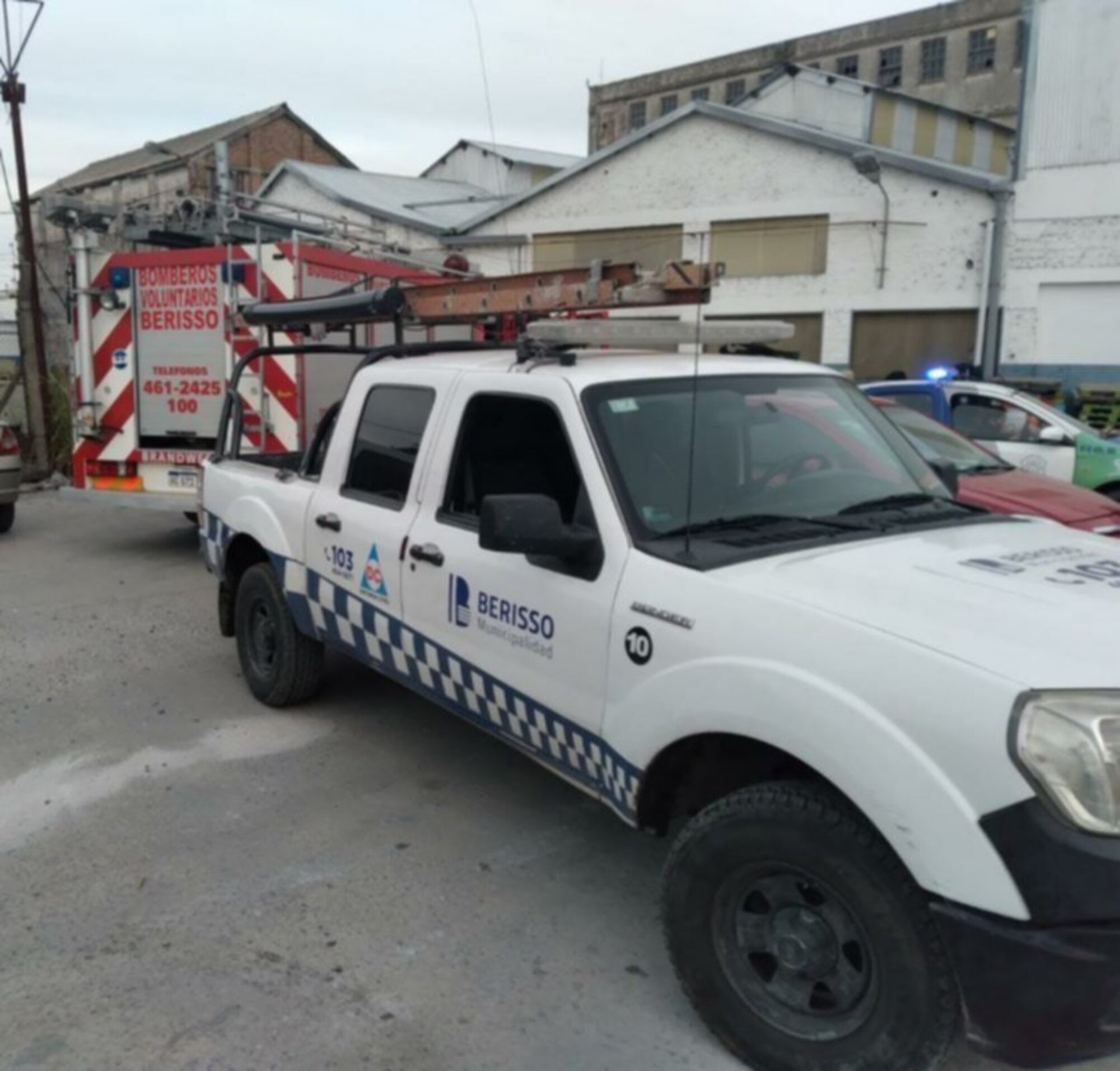 Bomberos y Defensa Civil participaron del rescate