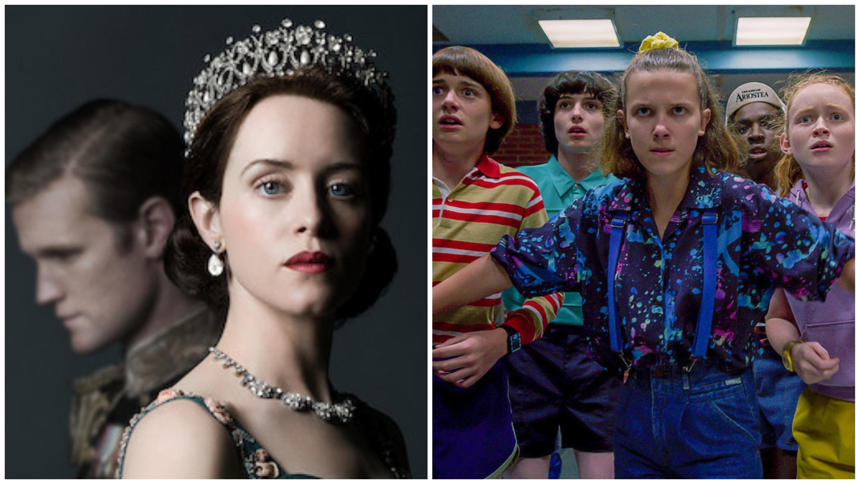 The Crown y Stranger Things son dos de las series más exitosas de Netflix.