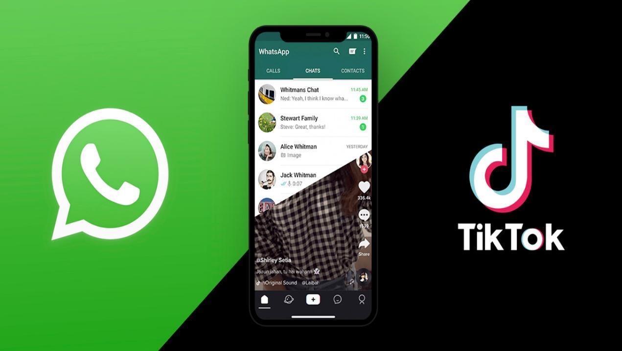 WhatsApp y Tiktok son dos de las aplicaciones más utilizadas del mundo.