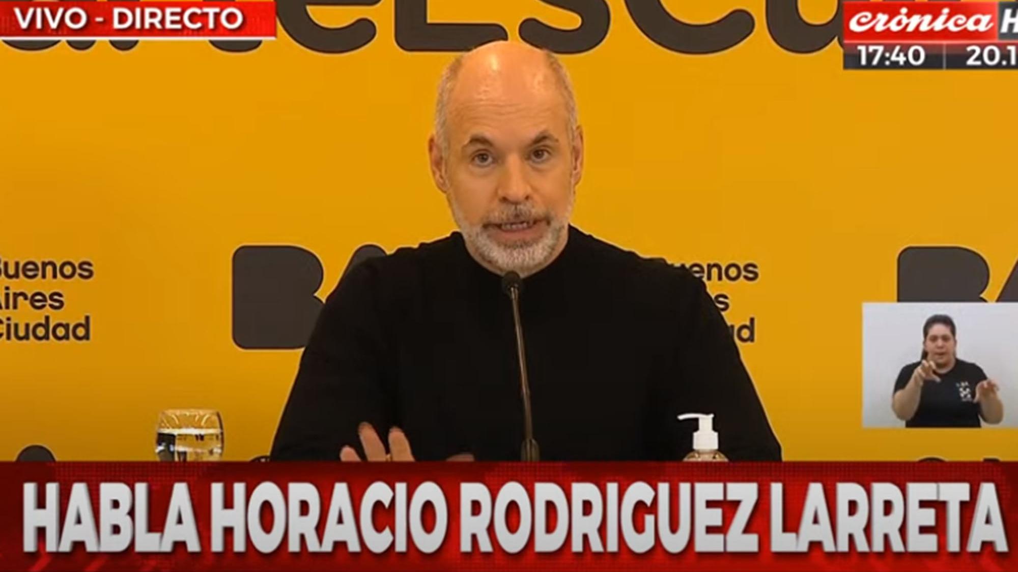 Horacio Rodríguez Larreta: 