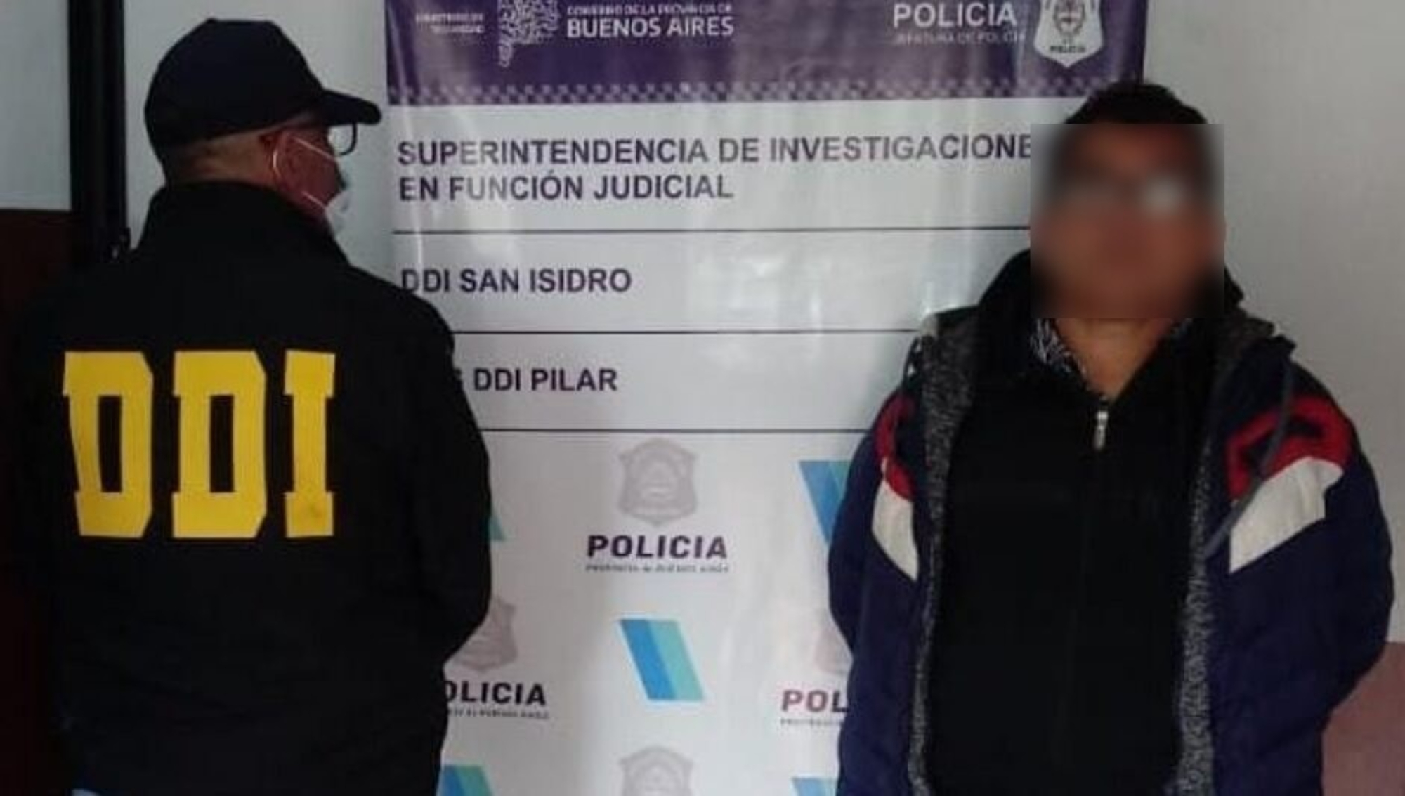 Este es el individuo que fue apresado por haber acuchillado a su ex cuñado.