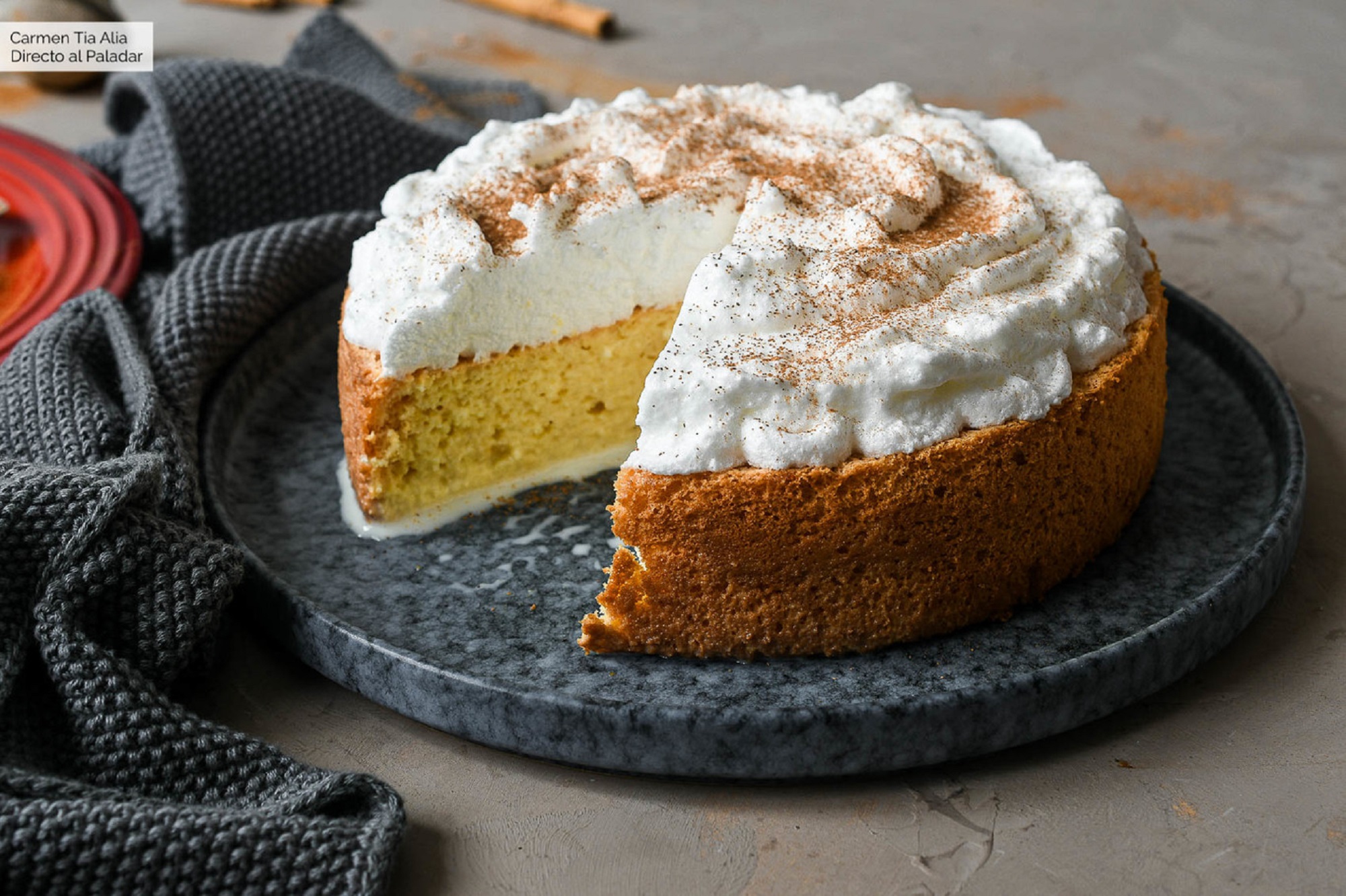 La torta tres leches, un clásico a la hora de tomar el te junto a una rica taza de café (Gentileza: Directo al Paladar) 