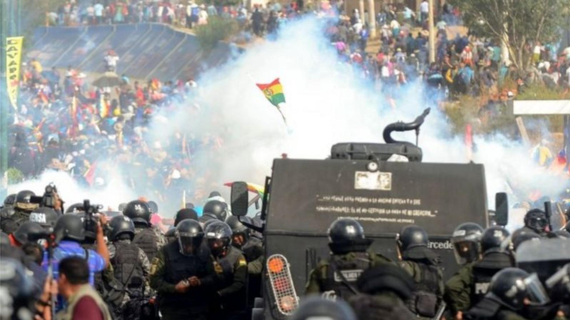 Se presume que el material fue enviado por el macrismo para que el régimen de facto pudiera disolver las protestas populares.