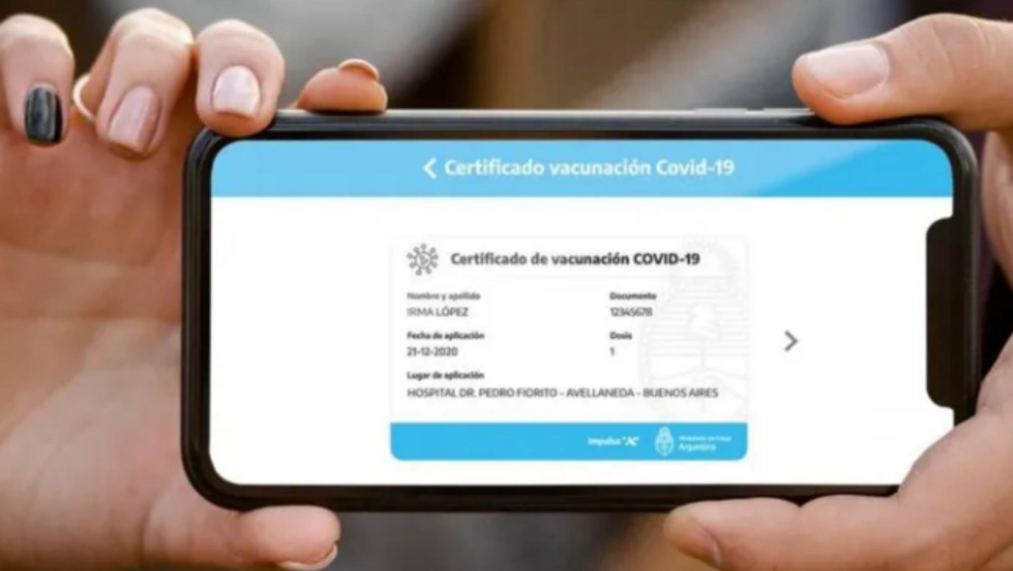 Para obtener el certificado de vacunación digital se necesita contar con la aplicación Mi Argentina.