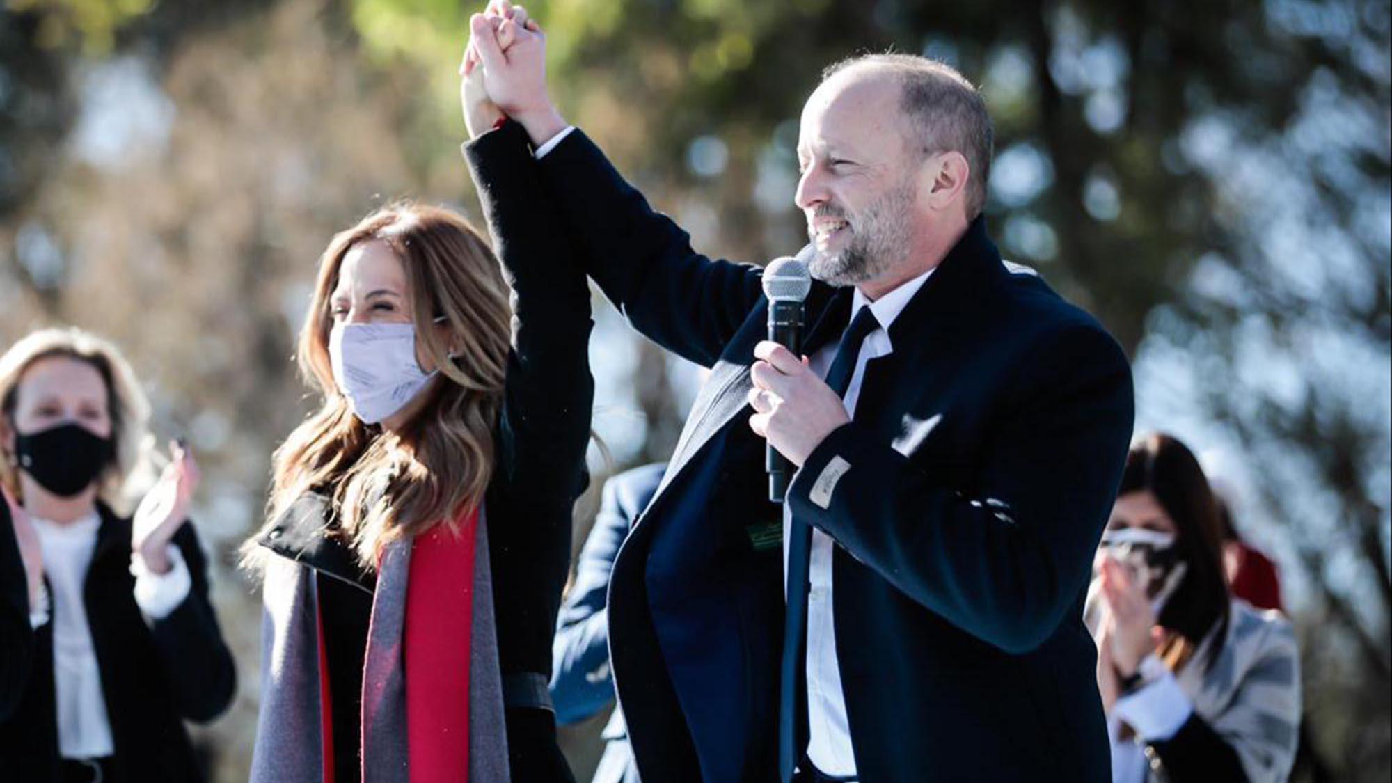 Martín Insaurralde presentó la campaña del Frente de Todos de Lomas con Tolosa Paz.