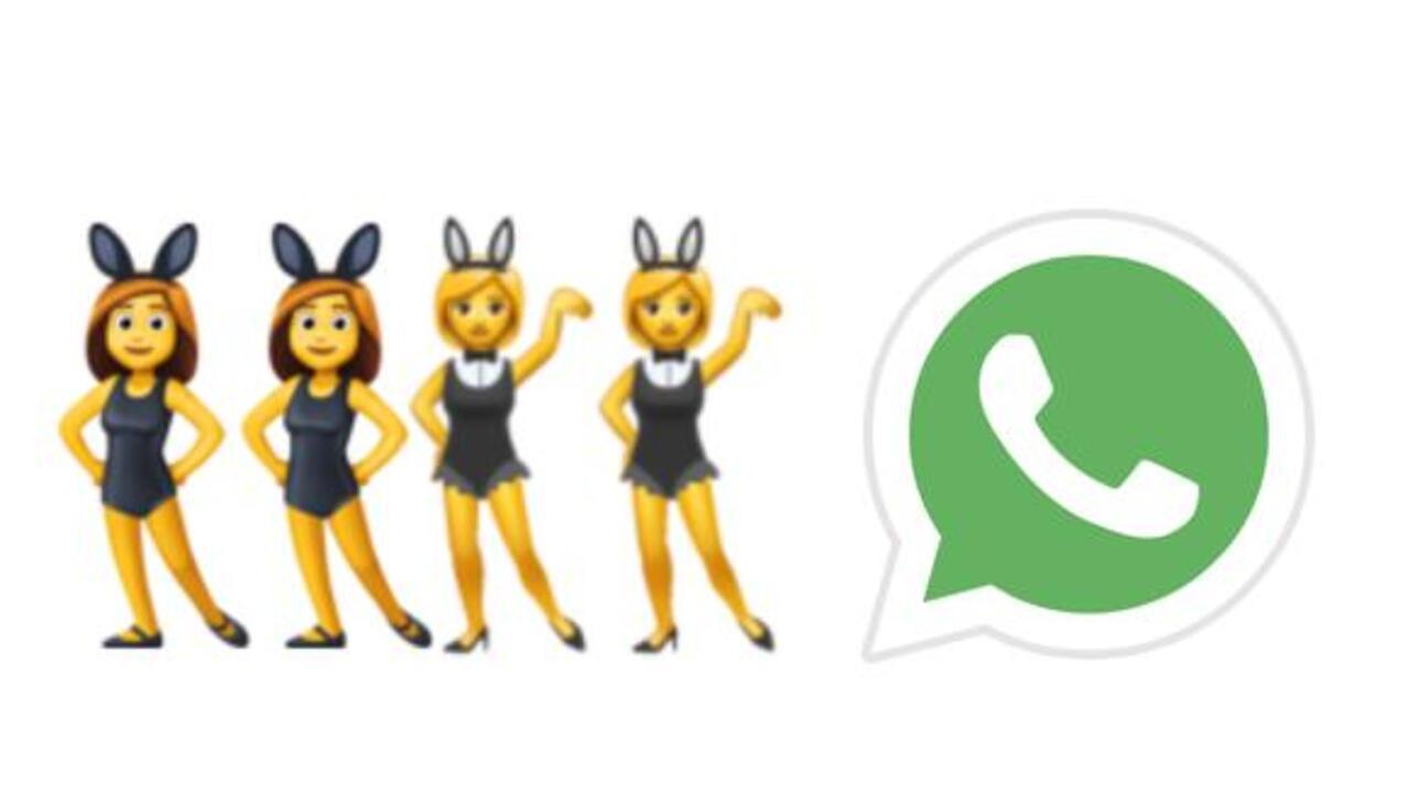 WhatsApp tiene diferentes variantes del emoji de las conejitas.