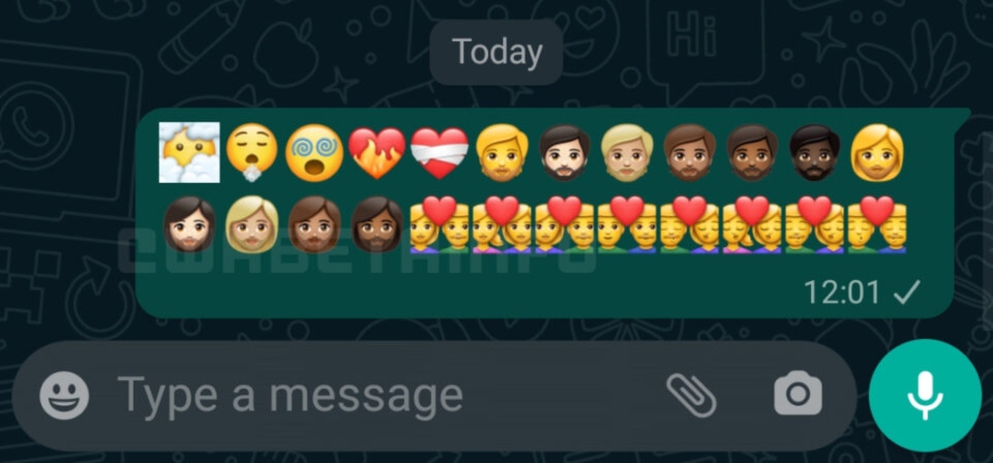 Conocé los significados de los nuevos emojis de WhatsApp.