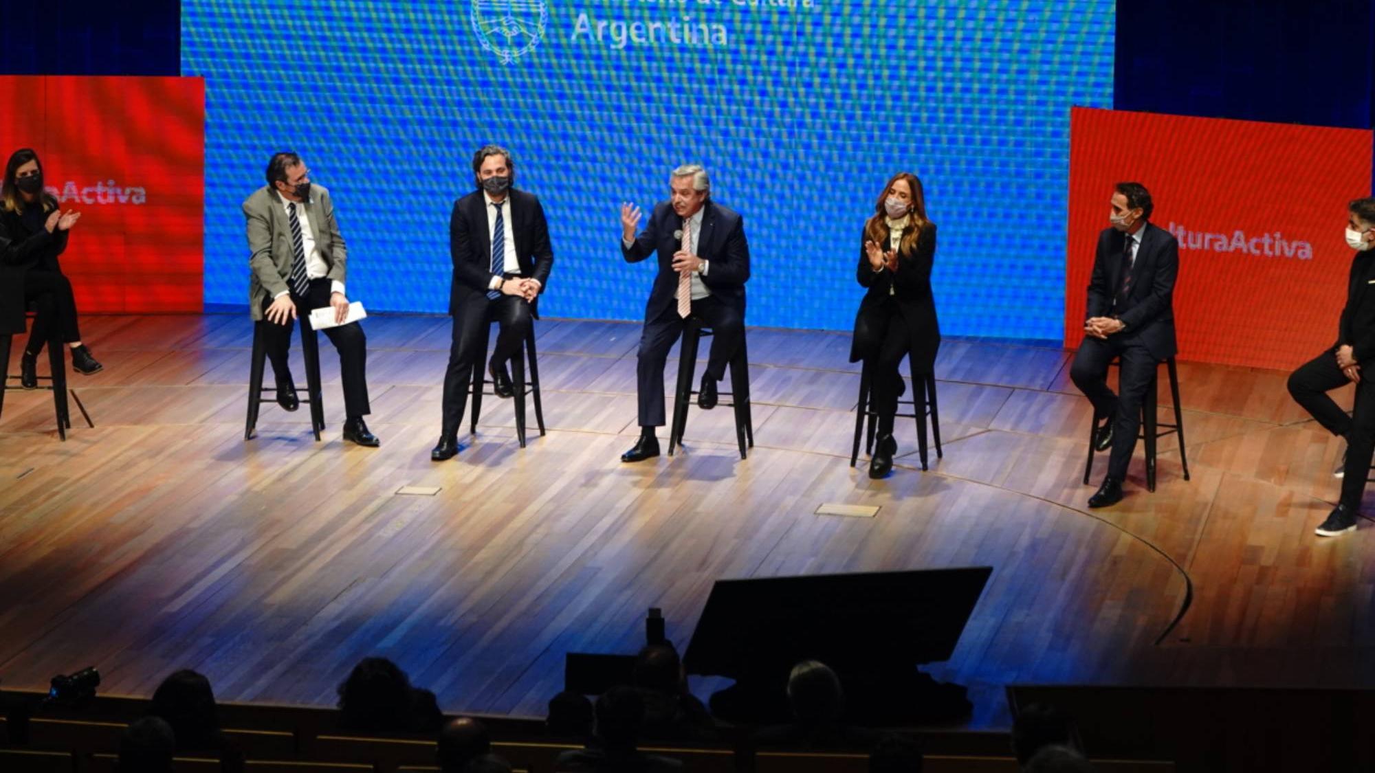 Alberto Fernández presentó el plan Activar Cultura: 