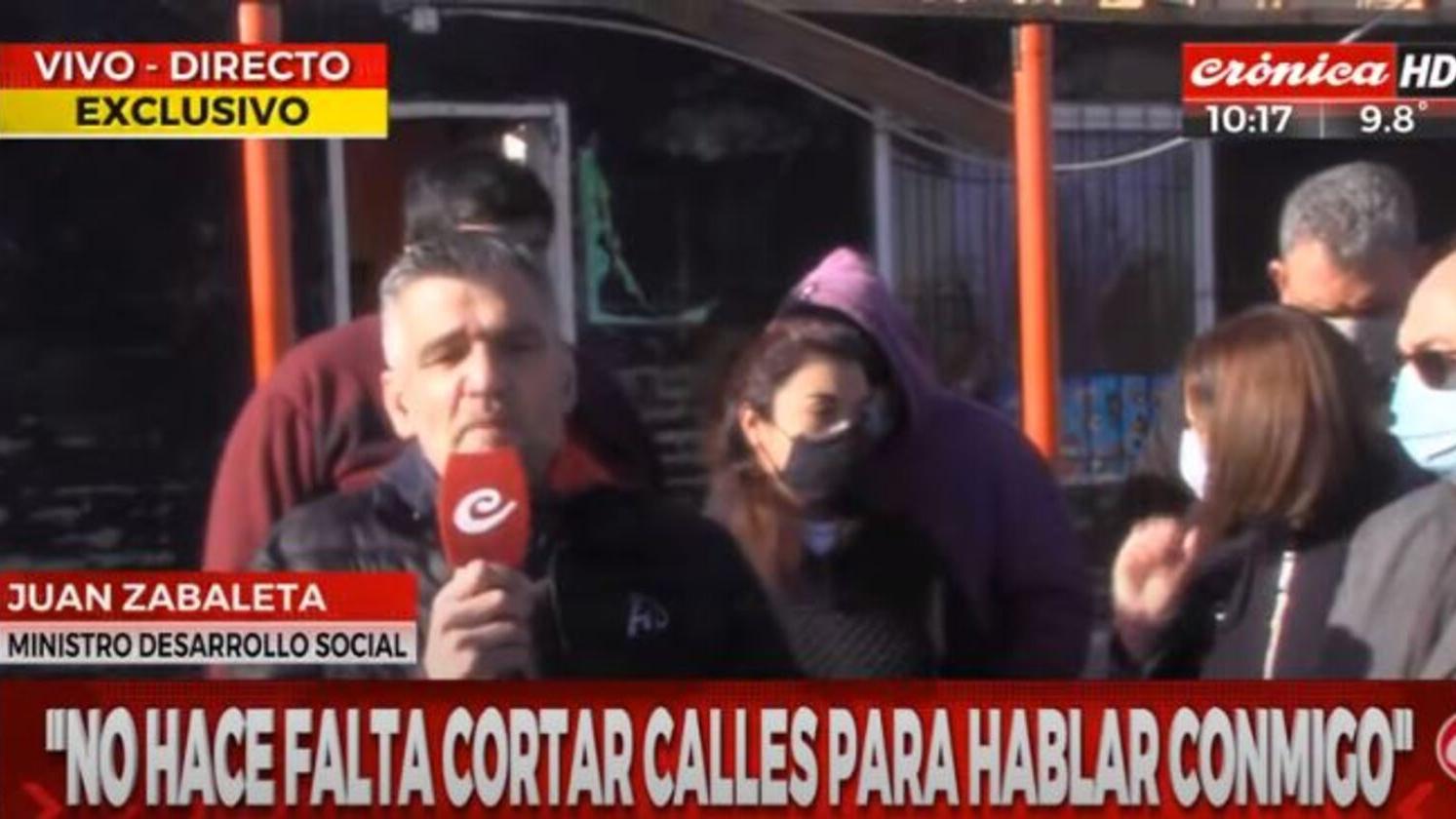 Juan Zabaleta dio a conocer qué medidas se llevaron adelante desde el Ministerio de Desarrollo Social  (Captura de TV).