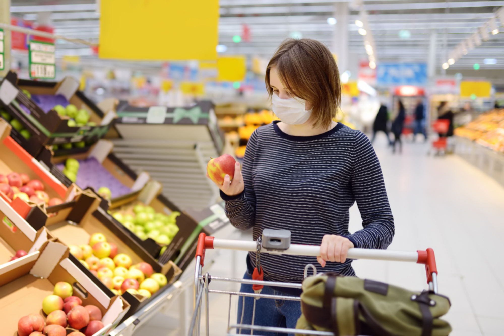 La inflación de los alimentos y bebida de julio superaría la media mensual.