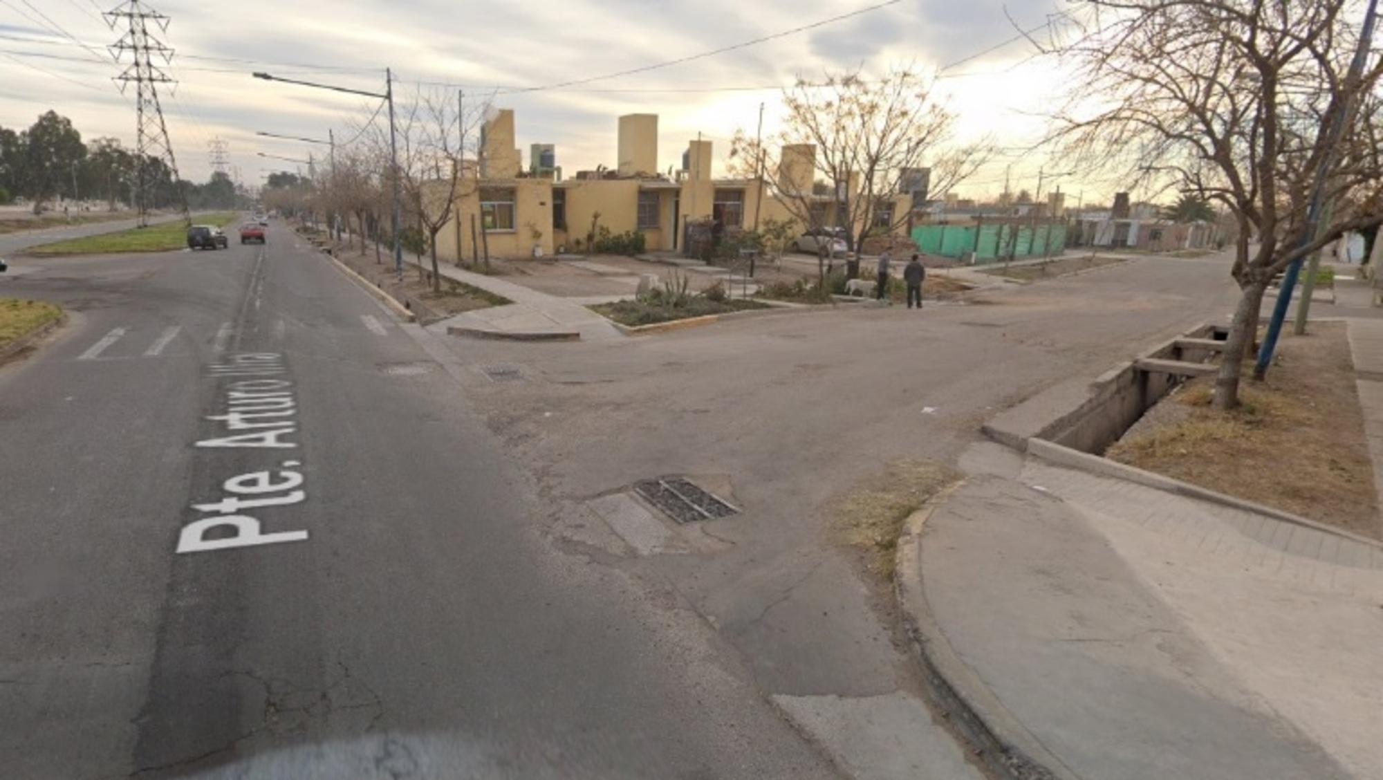 El cruce de calles donde fue interceptado por ladrones el 