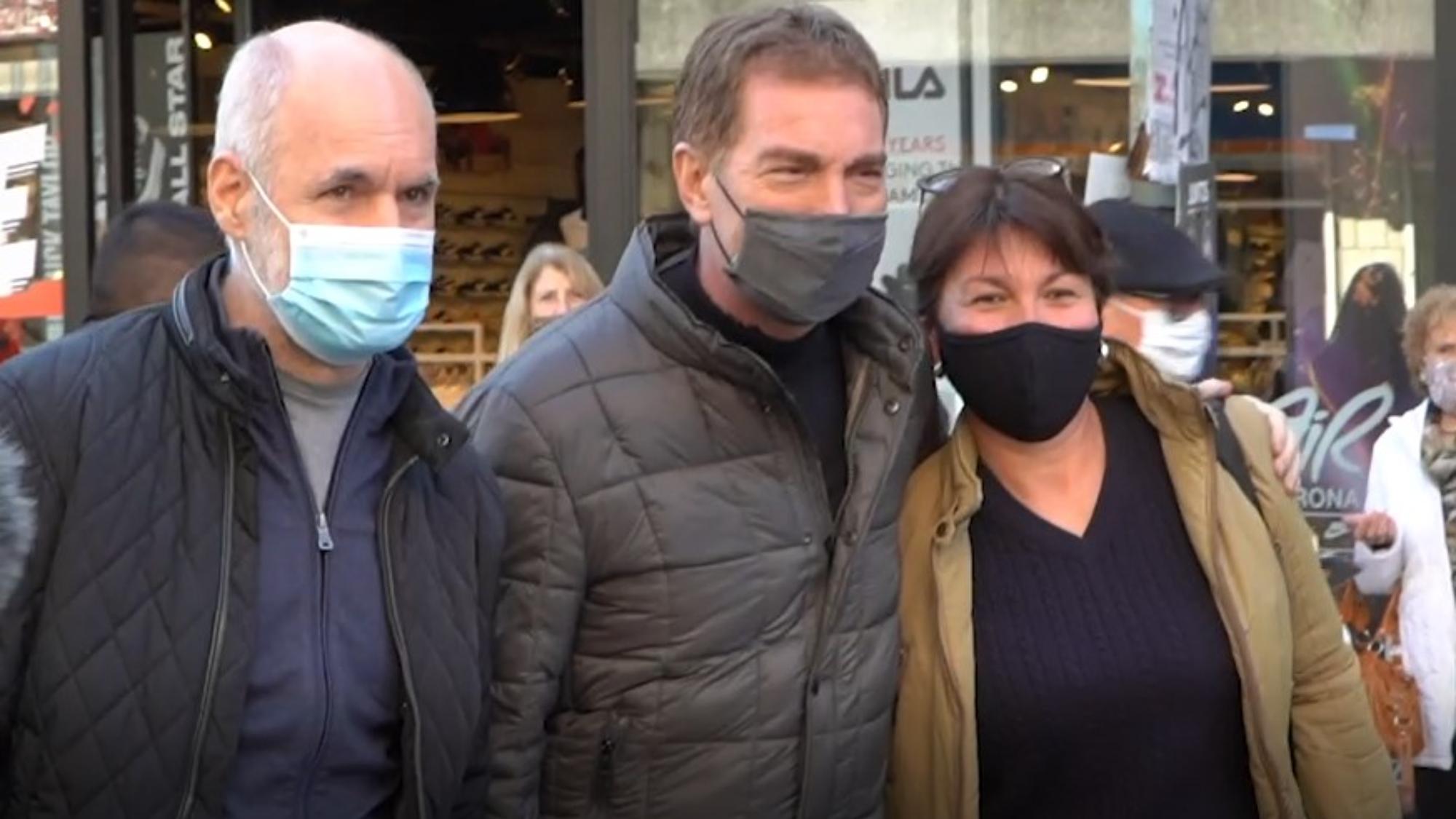 Larreta acompañó a Santilli durante su recorrida por tierras bonaerenses.