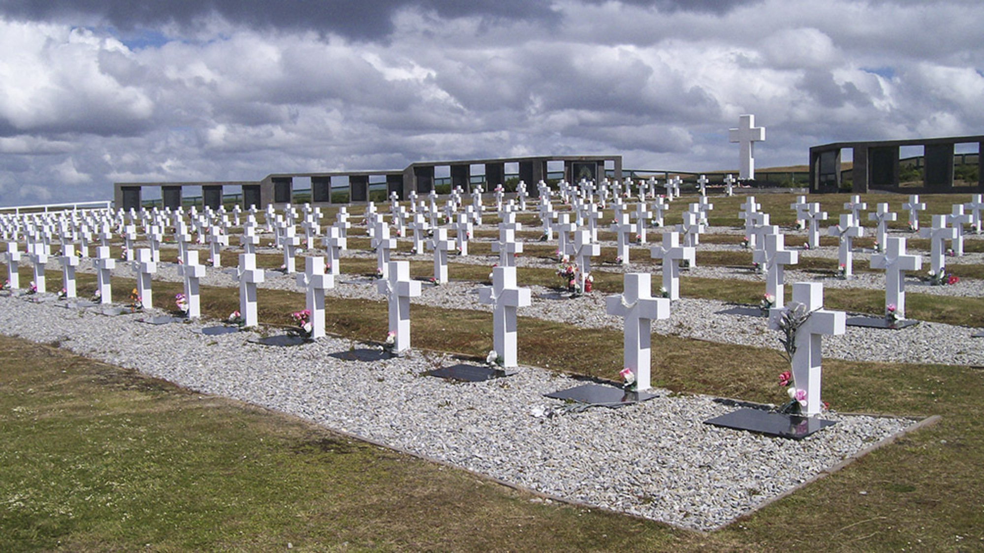 El cementerio de Darwin en las Islas Malvinas