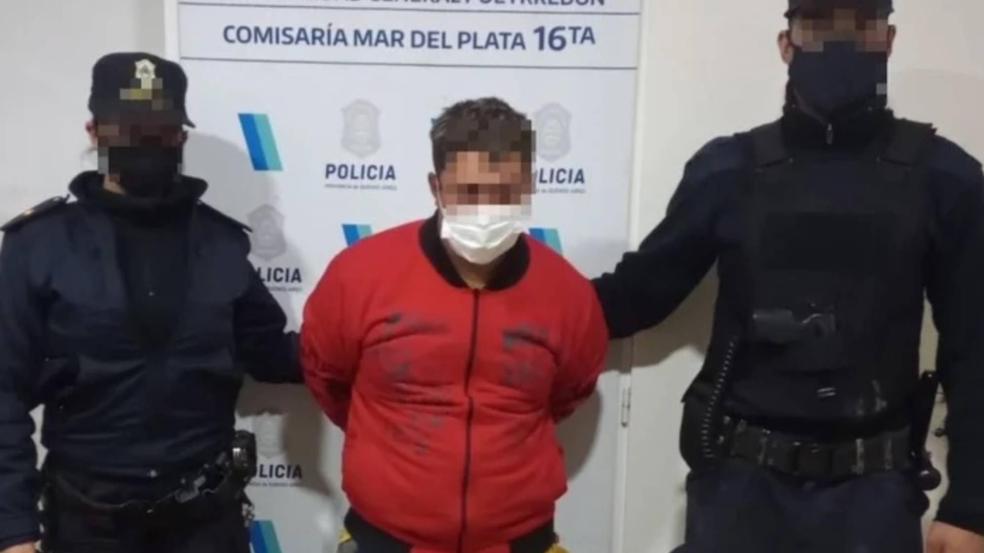 Golpeó y amenazó de muerte a su ex: antes de ser detenido le disparó a la policía.