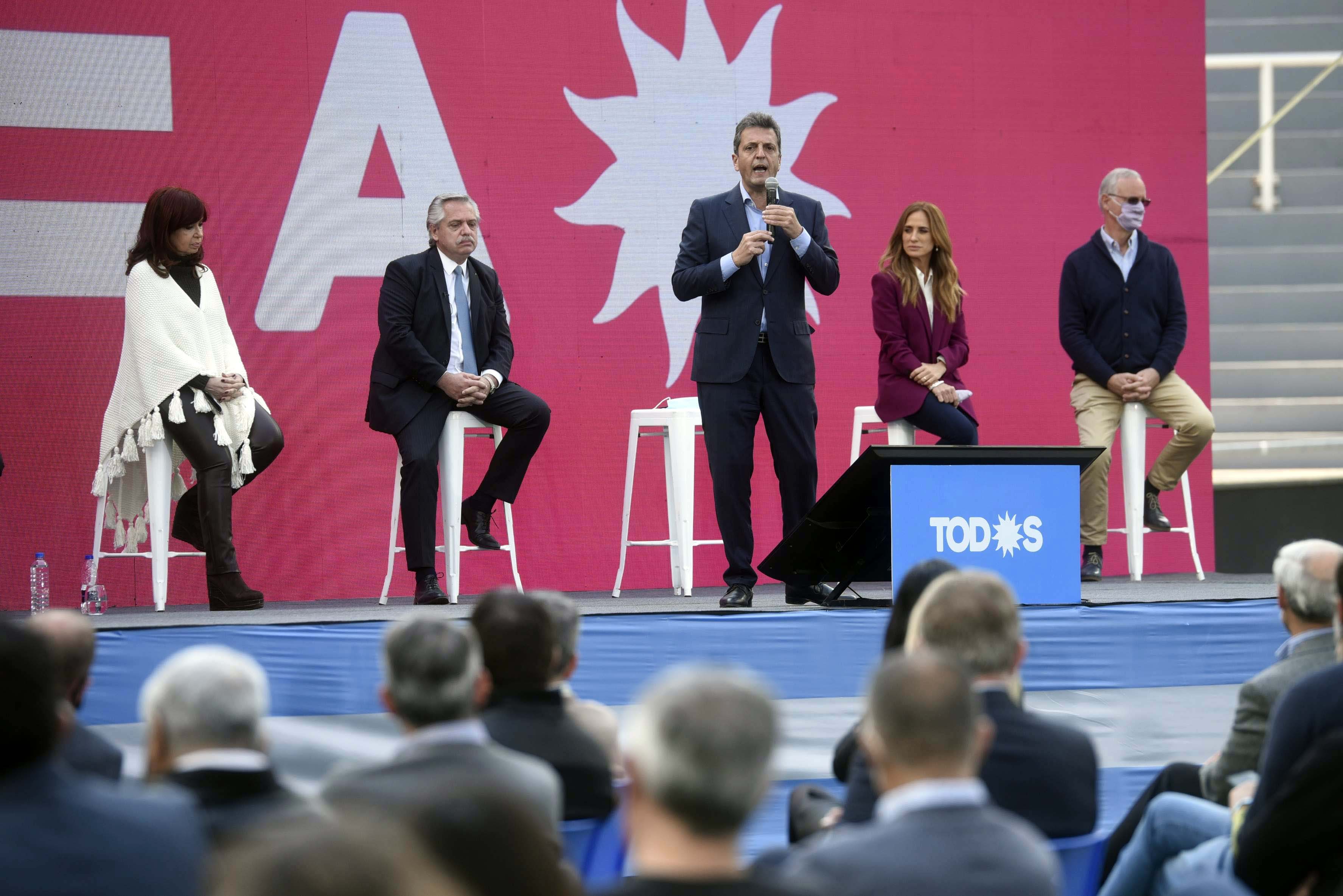 Sergio Massa resaltó que se viene la discusión por los ingresos y por el acuerdo con el FMI. (FOTO TÉLAM)