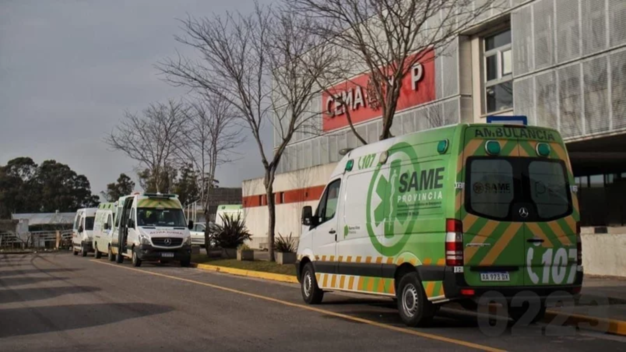 El bebé fue reanimado por el SAME y trasladado al hospital.