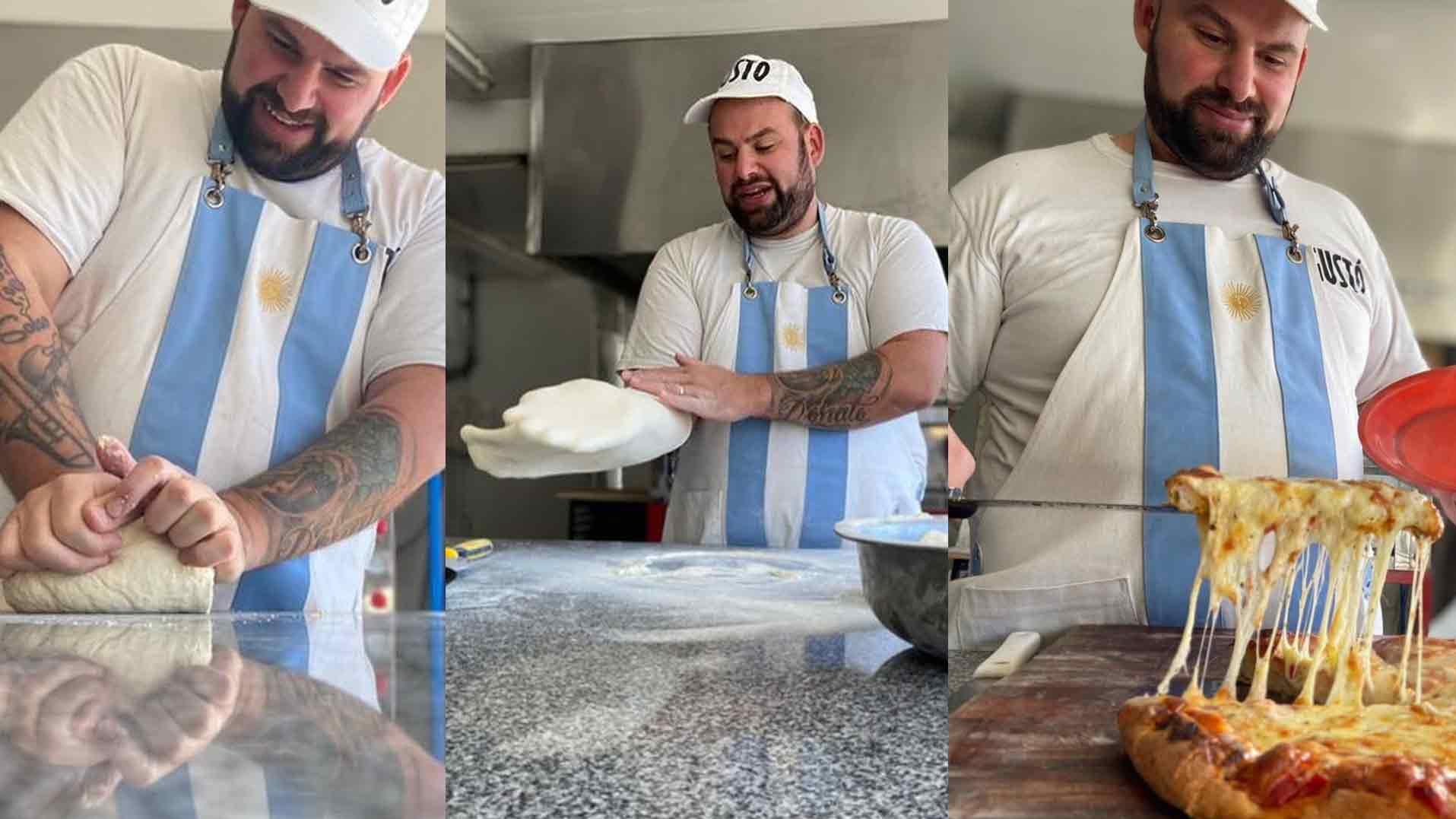 Gonzalo Dacovich, el pizzero argentino que clasificó al mundial de la pizza en Italia.