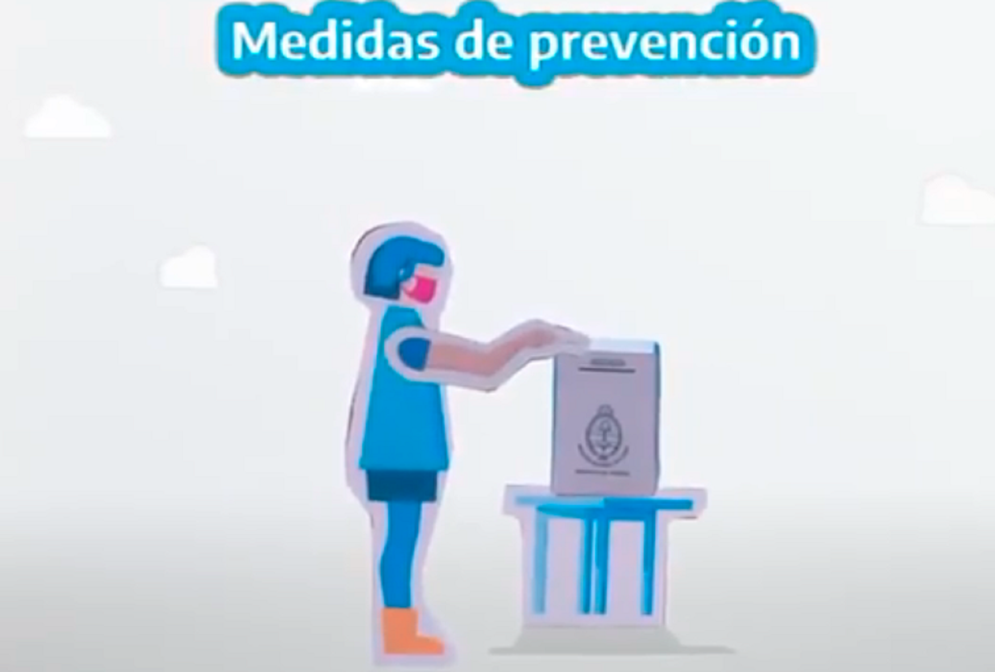 Elecciones PASO 2021: estas son las recomendaciones del Gobierno para ir a votar en tiempos de Covid. (Captura de video)