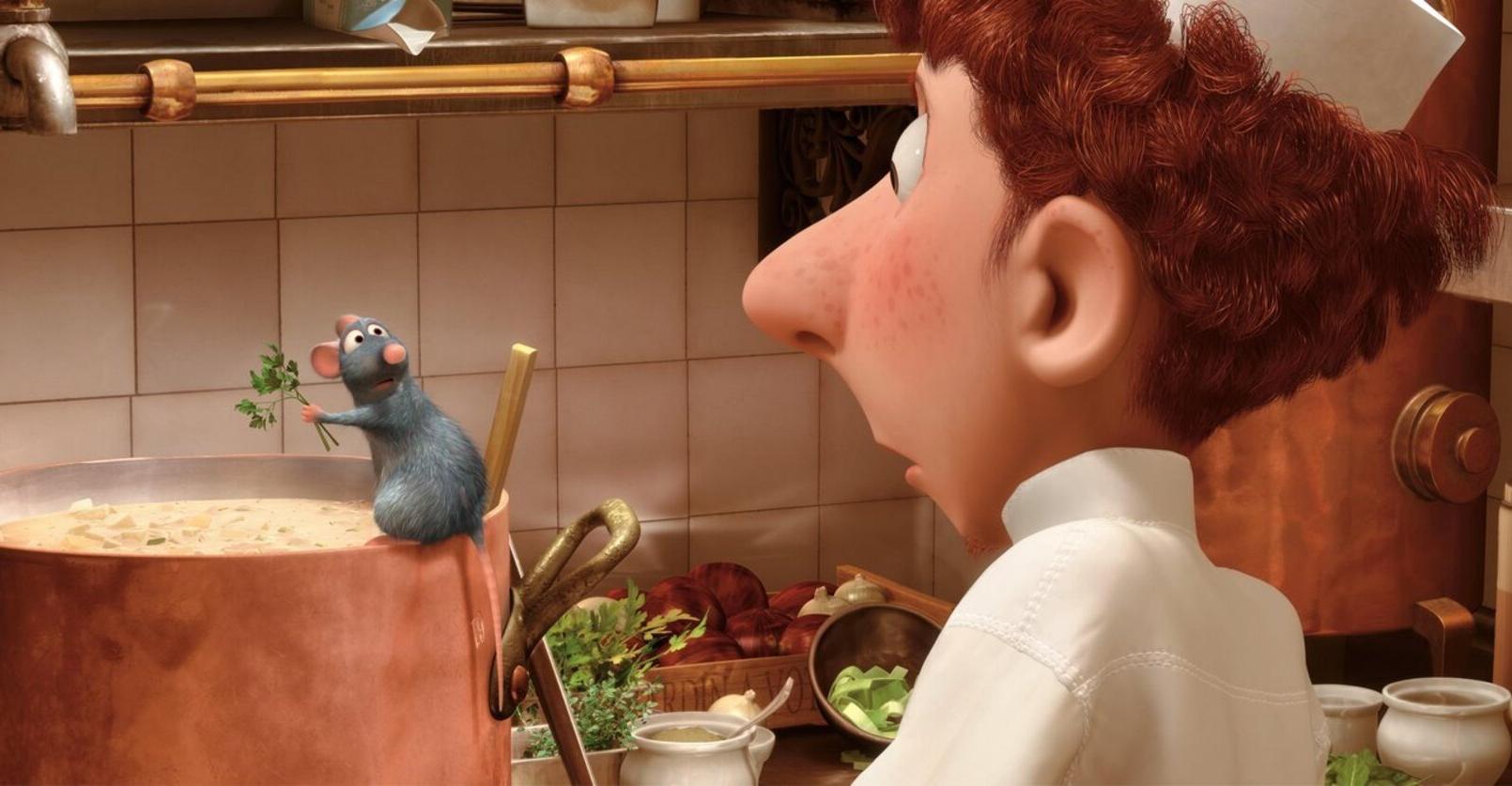 Ratatouille es una de las películas de Pixar y Disney con recetas francesas. 