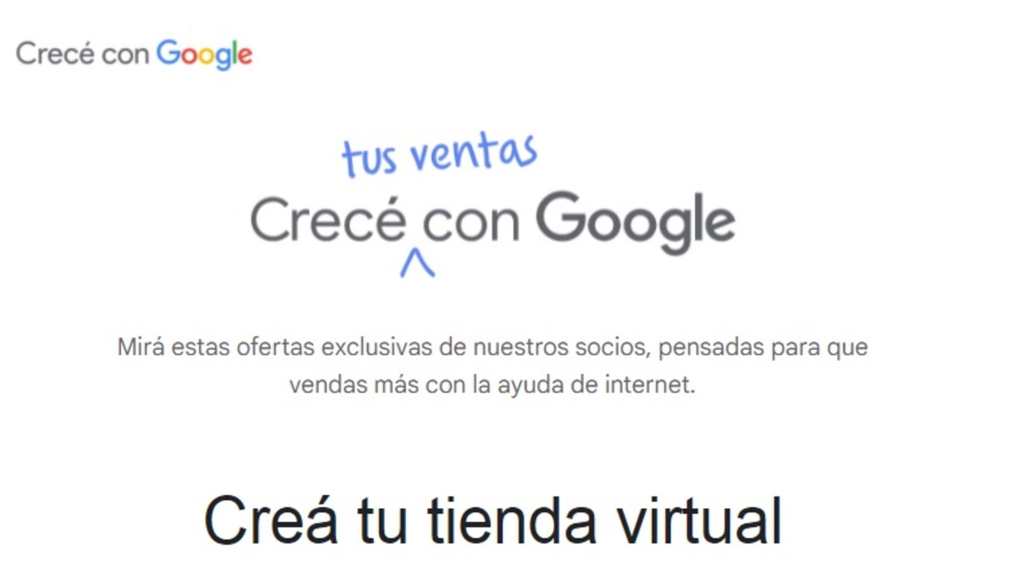 Google buscó socios que trabajen en diferentes etapas del proceso de ventas en línea. 