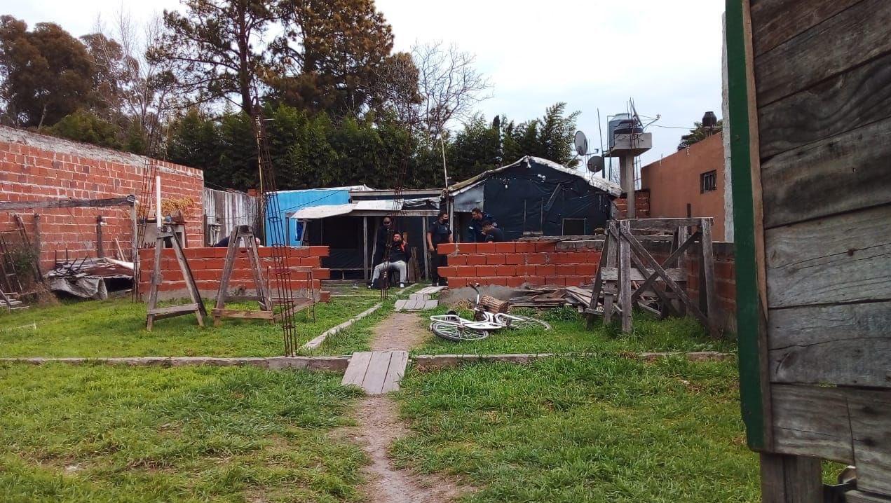 La casa situada en calle De la Cárcova al 2200, en Villa Rosa, donde ocurrió el filicidio.