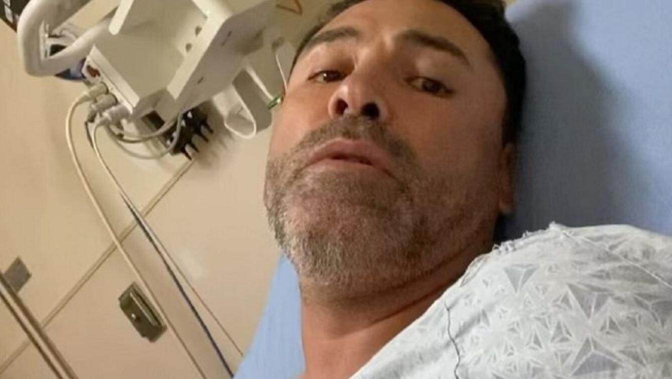 Oscar De la Hoya tiene coronavirus y debió ser internado (Captura de video).