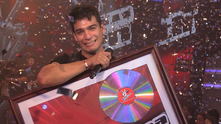 Gustavo Corvalán, el primer ganador de '  <a href='https://www.cronica.com.ar/diarioshow/tags/La Voz Argentina'>La Voz Argentina</a>'.