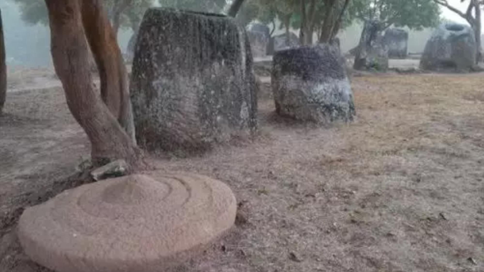 ¿Antiguas tumbas de una raza de gigantes?.