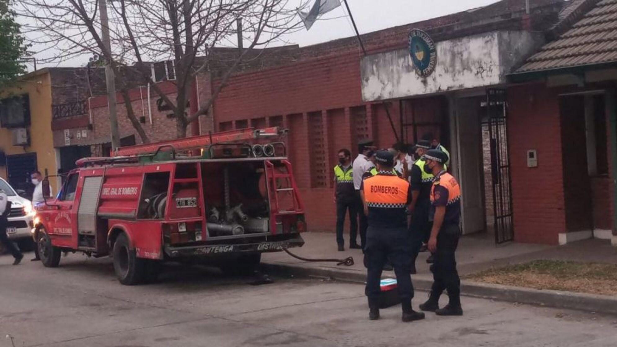 El incendio ocurrió en la Brigada Femenina ubicada en Concepción, en la provincia de Tucumán.