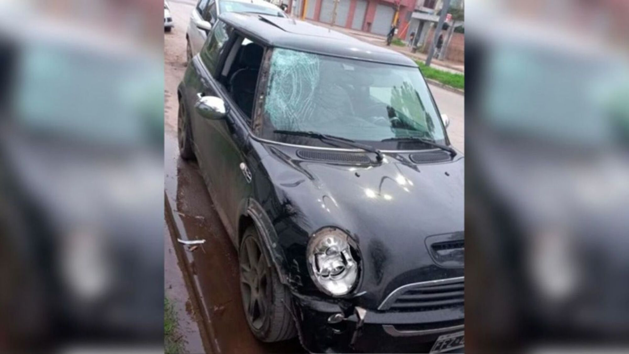 El auto implicado en el accidente quedó secuestrado para hacer las pericias.