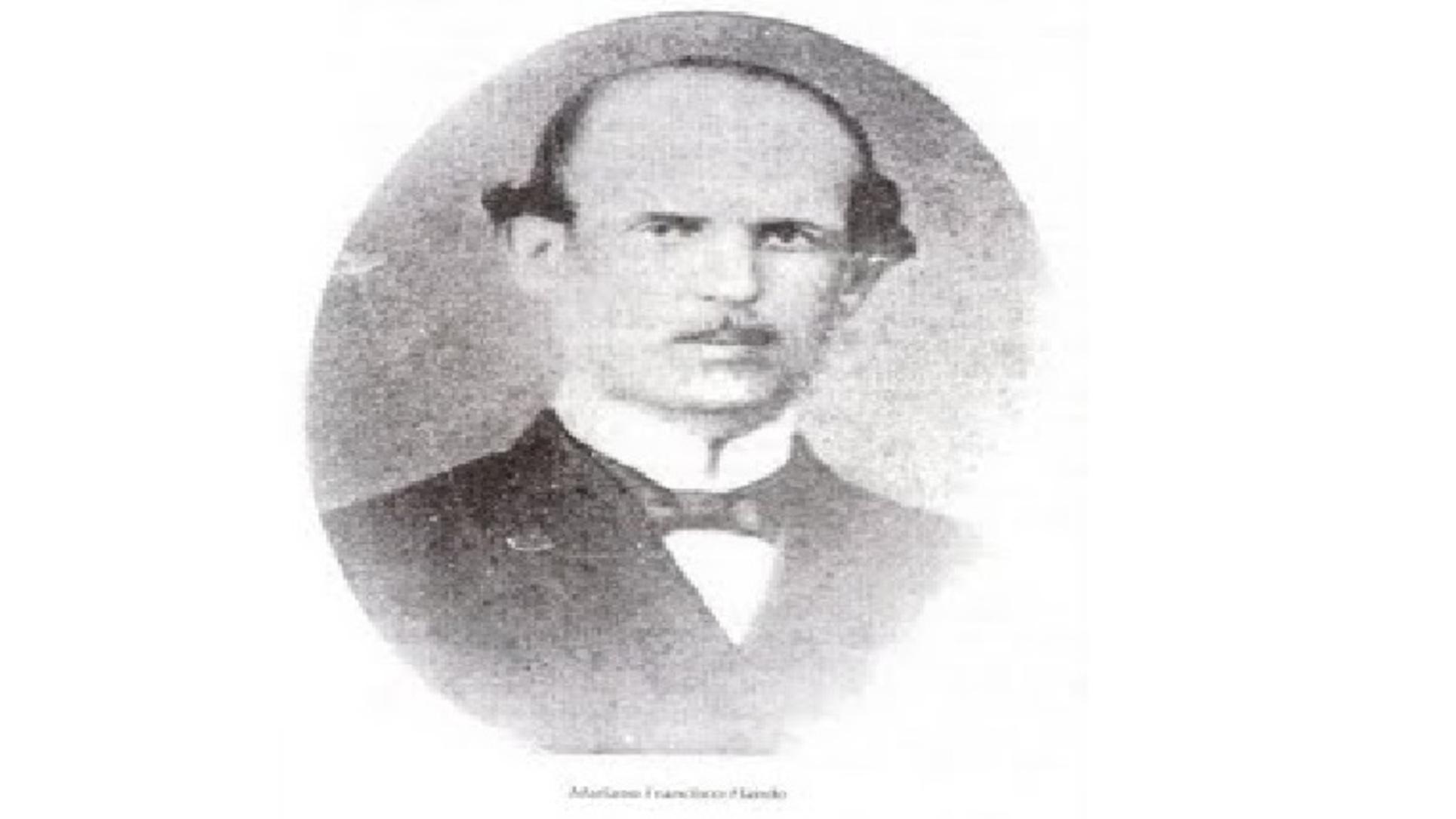 Mariano Francisco Haedo nació en Uruguay en 1816 y llegó a Argentina en 1830.