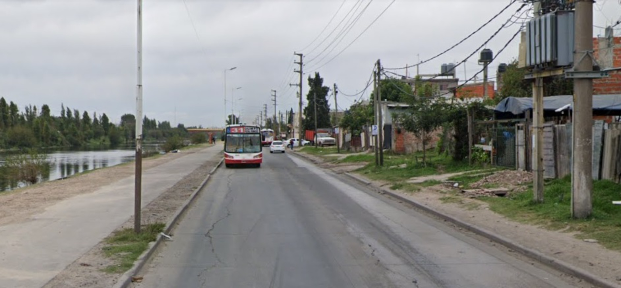 Acá se produjo el intento de asalto al efectivo de la Policía Federal.