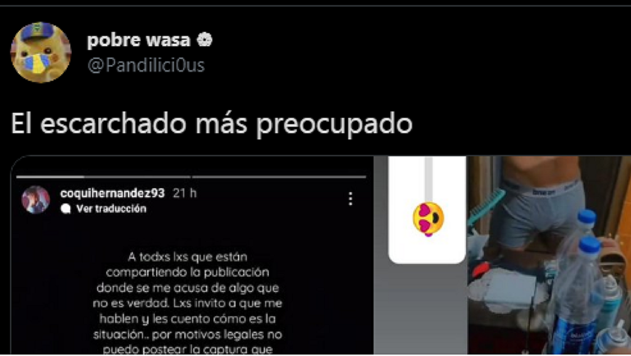 Captura de pantalla del tweet que generó controversia en las redes sociales. Fuente: (Twitter @pandilici0us)