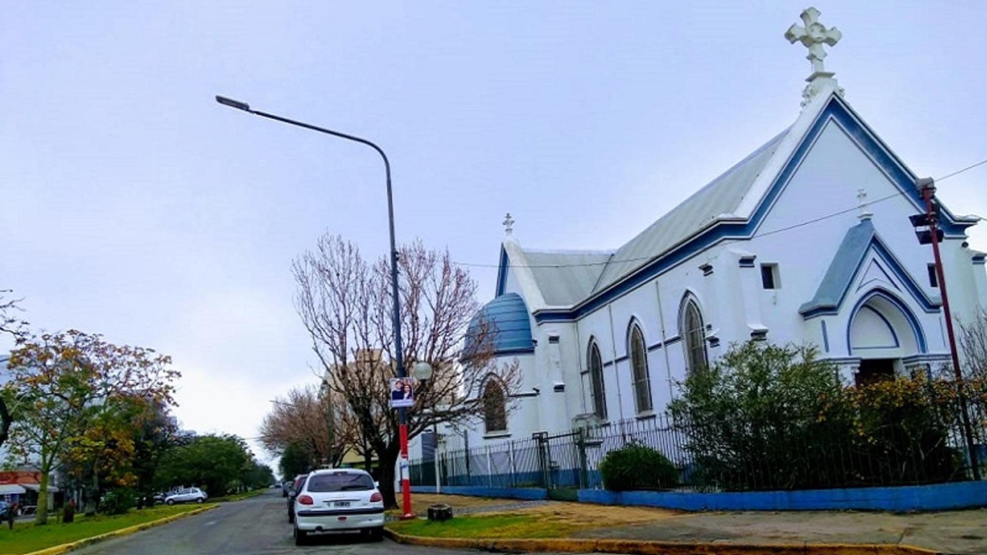 La parroquia Nuestra Señora de Lourdes, donde ocurrieron los hechos.