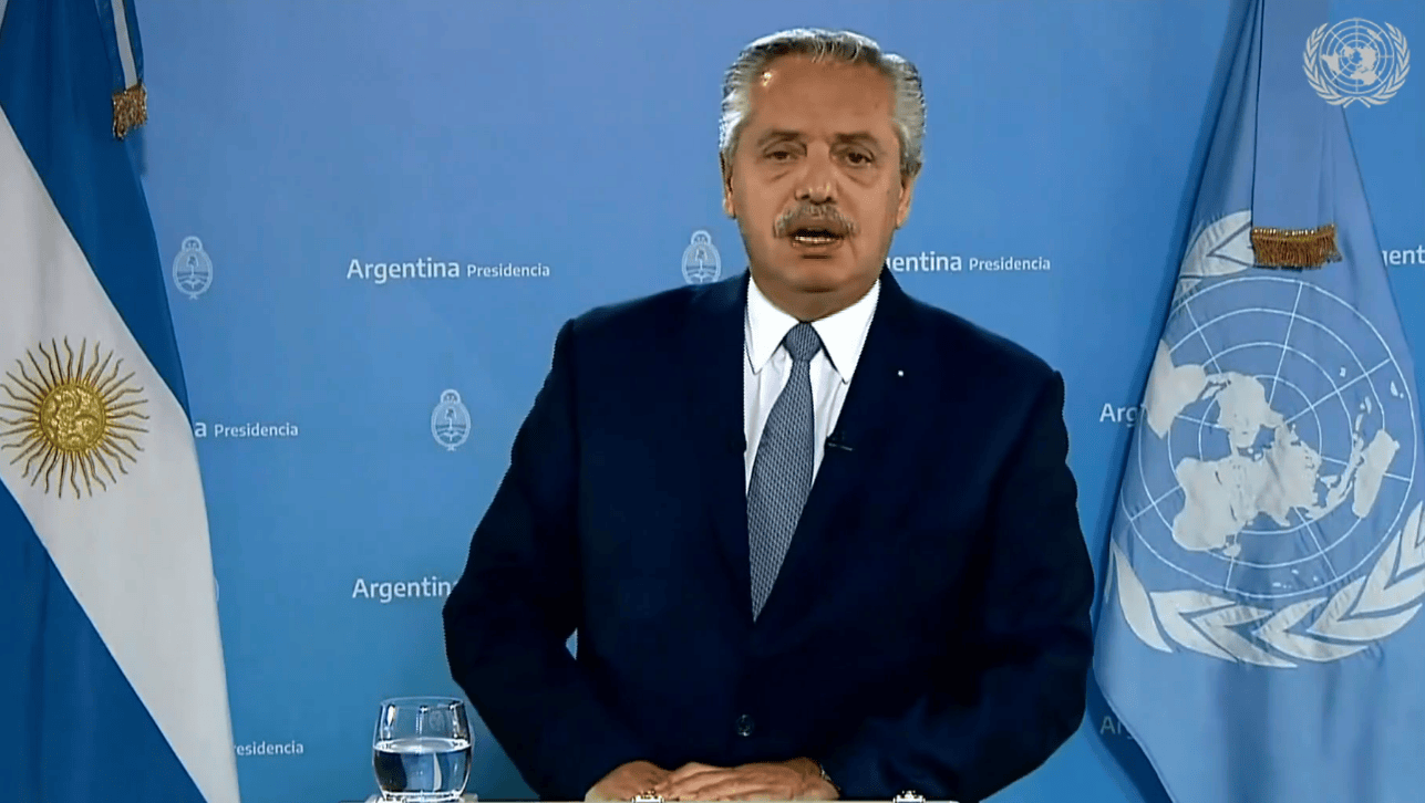 El Presidente advirtió hoy sobre el 