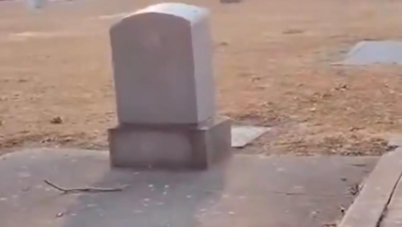 El hallazgo se produjo en el cementerio católico de San José de Sacramento (Captura de video).