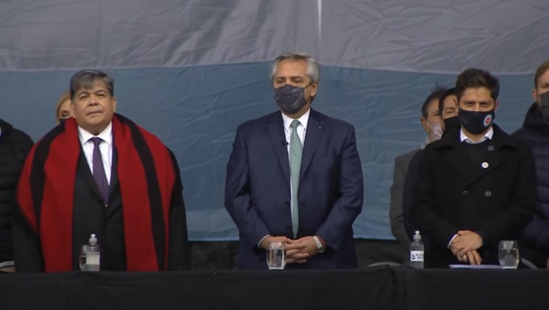 El Presidente encabeza el acto de apertura de la Facultad de Ciencias Médicas de la Universidad Nacional de José C. Paz (Captura de pantalla).