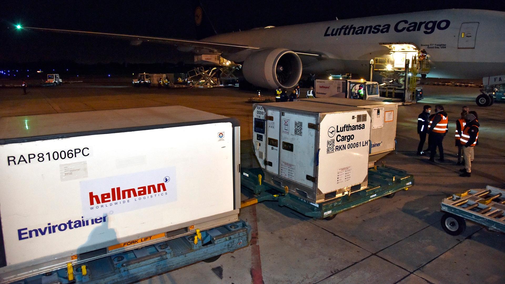 Un vuelo de Lufthansa traerá más vacunas contra el Covid (Archivo).