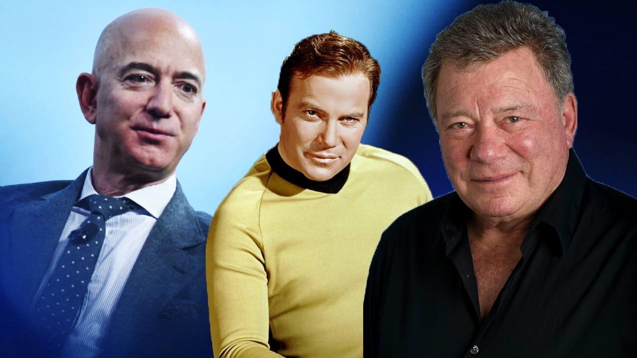 El viaje de William Shatner sería financiado por Jeff Bezos.