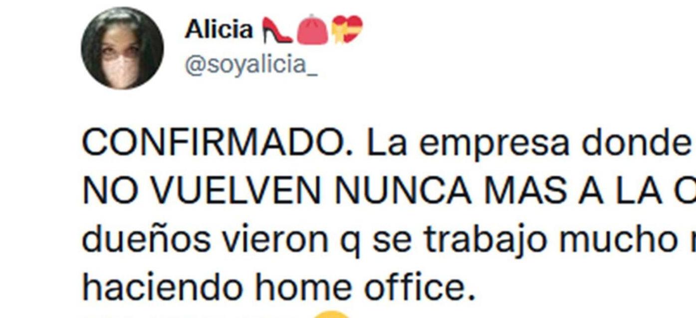 El for ever home office se viralizó en Twitter. 