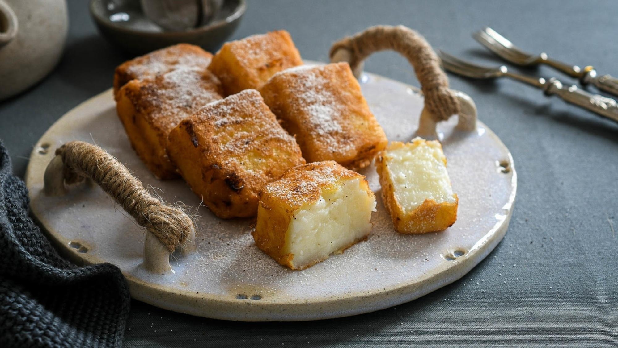 La receta clásica de leche frita, ahora más saludable.